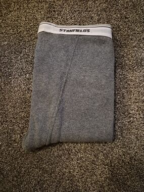 Unisex Gray Thermal Long Johns  >>>2 For 1 Sale!<<<